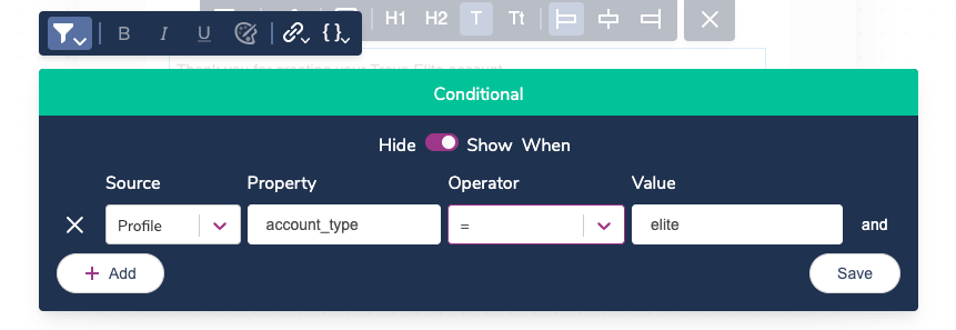 Conditional Modal